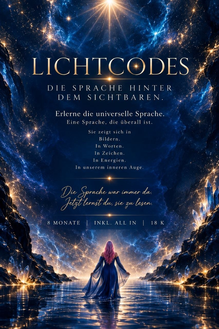 Flyer Lichtcodes – Die Sprache hinter dem Sichtbaren